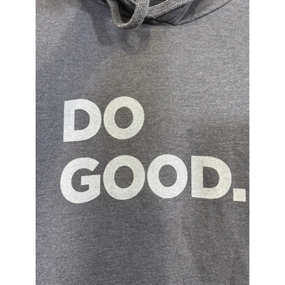 Cotopaxi Men’s Do Good Hooded Sweatshirt Large Blue Organic Cotton Sustainable - Picture 4 of 8